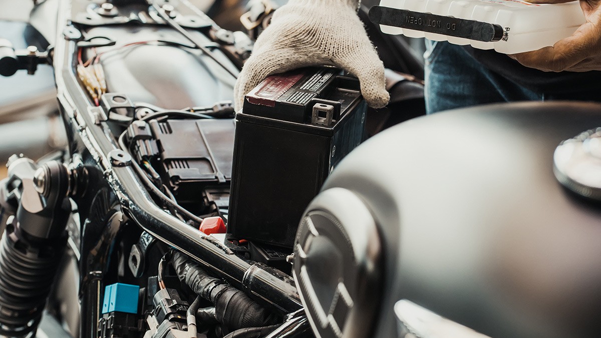 Motorcycle Battery CCA