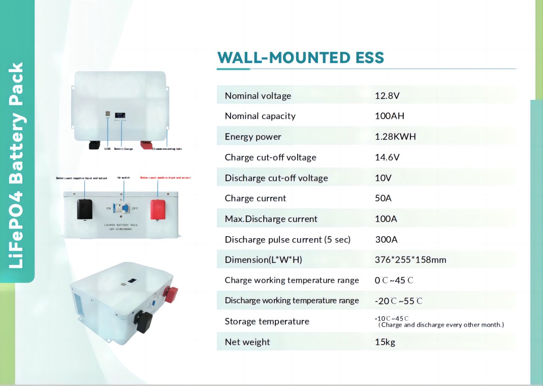 12.8V100Ah Lithium-ion Battery
